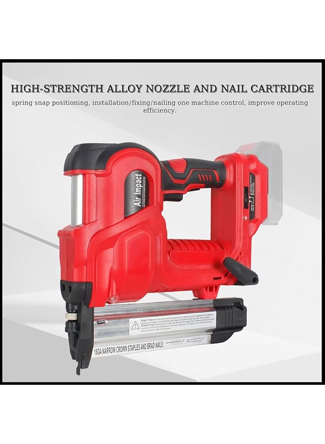 إيروريكس ماكينة دق المسامير الكهربائية اللاسلكية مع 200 مسمار مقاس 32 مم و200 مسمار مقاس 50 مم بدون بطارية - Image 4