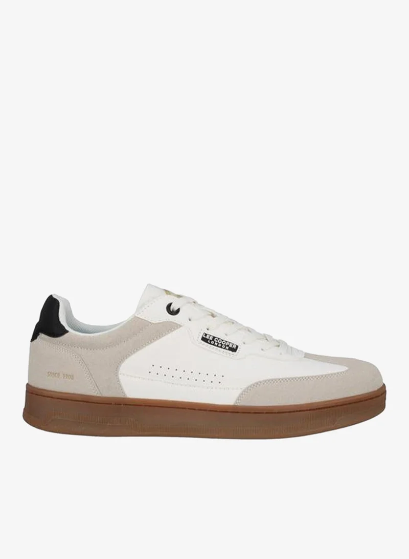 لي كوبر Men Panelled Lace-Up Sneakers