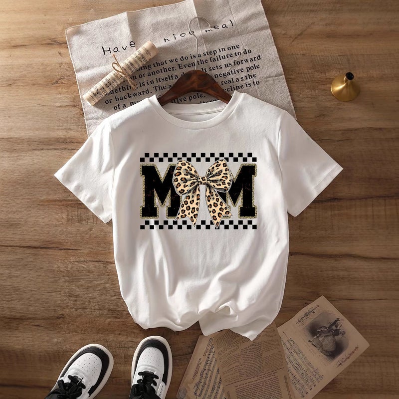 Independent Station Women'S Tops Round Neck Cartoon Printed Short-Sleeved T-Shirt-M - Image 3