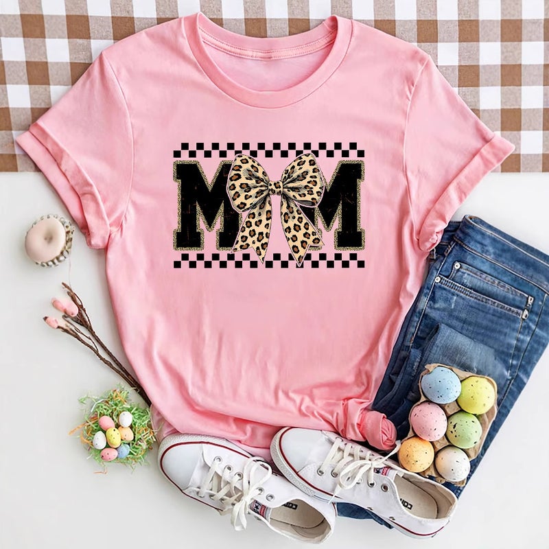Independent Station Women'S Tops Round Neck Cartoon Printed Short-Sleeved T-Shirt-M - Image 5