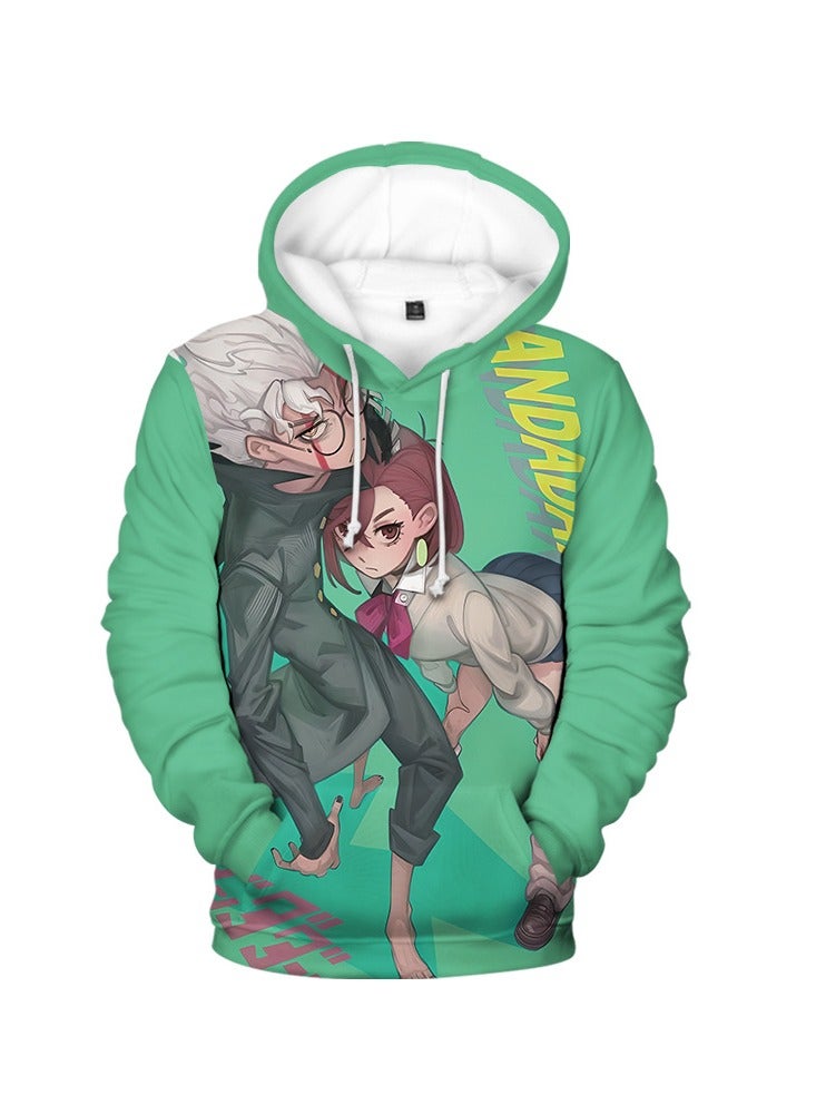 Anime DAN DA DAN 3D Hoodie Sweatshirt Men's Hooded Long Sleeve Sweatshirt - Image 1