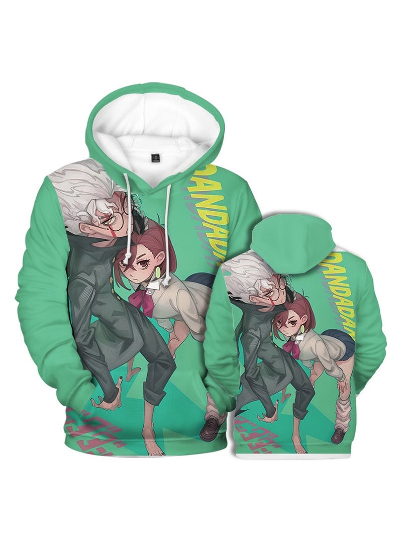 Anime DAN DA DAN 3D Hoodie Sweatshirt Men's Hooded Long Sleeve Sweatshirt - Image 3