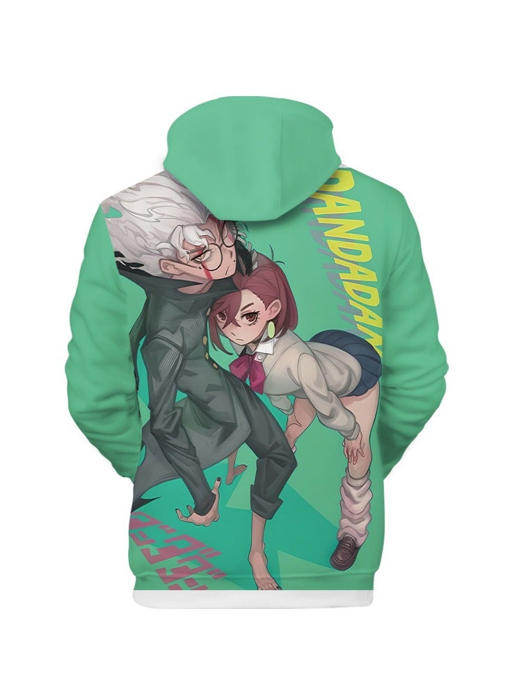 Anime DAN DA DAN 3D Hoodie Sweatshirt Men's Hooded Long Sleeve Sweatshirt - Image 4