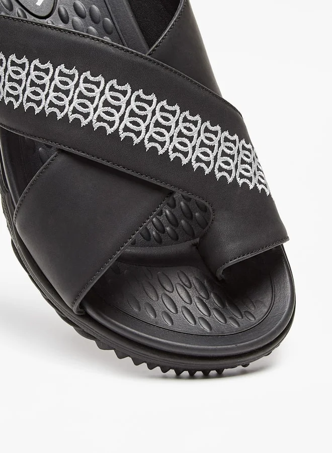 Al Waha Textured Slip-On Arabic Sandals Ramadan Collection