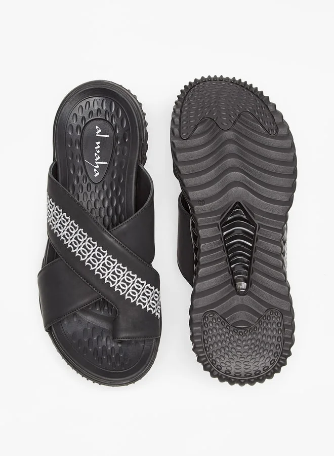 Al Waha Textured Slip-On Arabic Sandals Ramadan Collection