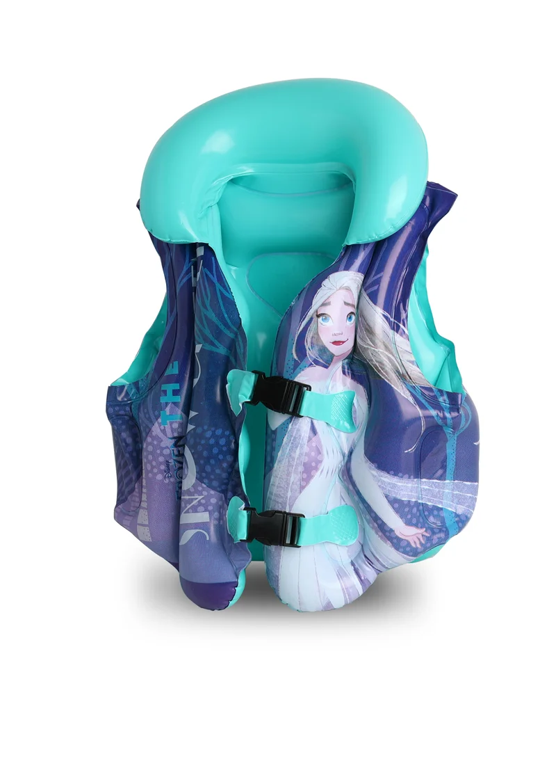 MARVEL Disney Frozen Swim Vest, Lightweight Coast Guard Life Vest for Kids, Support Collar, Fully Adjustable with Quick Release Buckle, 3 - 8 Years (Official Disney Product)