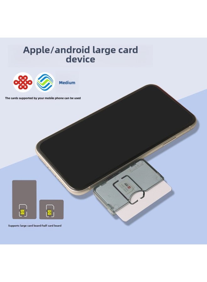 Applicable To Business Hall Card Opening Test Apple Android External Card Slot Mobile Phone Store Maintenance Sim Card Reader Restart-free-Colour:B Short Two-in-one - Image 2