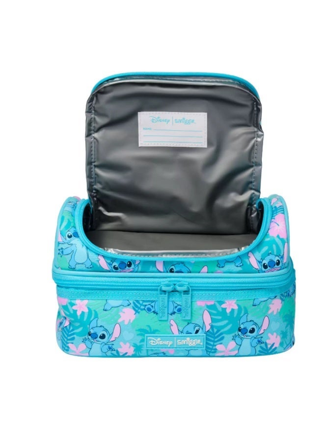 Smiggle Children's Double-Layer Insulated Lunch Bag with Cartoon Print, Student Lunchbox, Portable Large Capacity Food Carrier Bag - Image 2