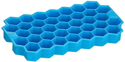 Homeor Silicone Honeycomb Ice Cube Tray for Freezer 37 Cavity Ice Cube Mould Flexible Tray for Freezer, Chocolate Cake Maker, Ice Trays for Chilled Drinks, Assorted, 1 Piece - Image 4