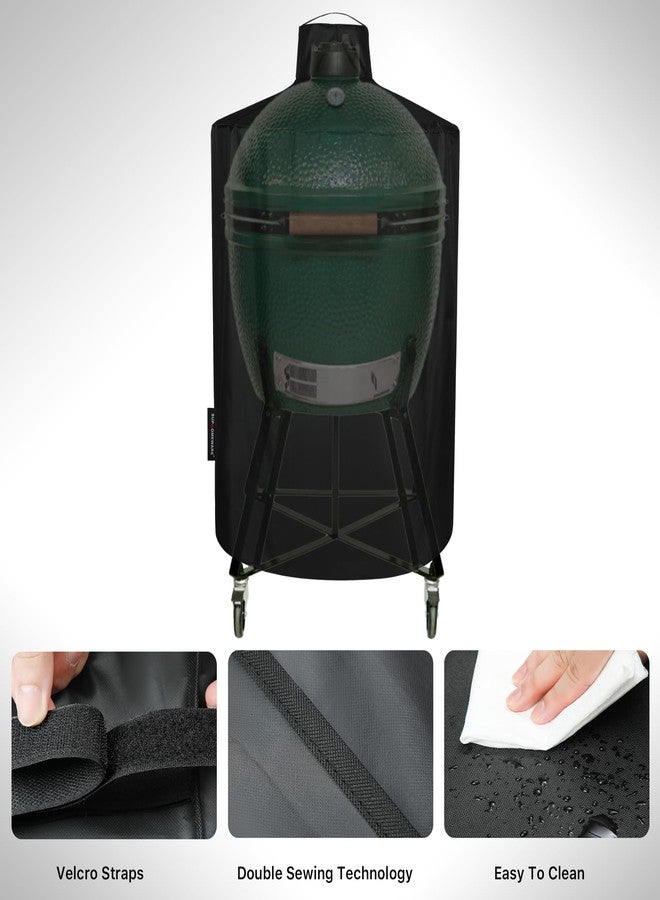 Suphomeware BBQ Grill Cover for XLarge Big Green Egg, Waterproof Resistant and Heavy Duty Smoker Barbecue Cover - Image 5