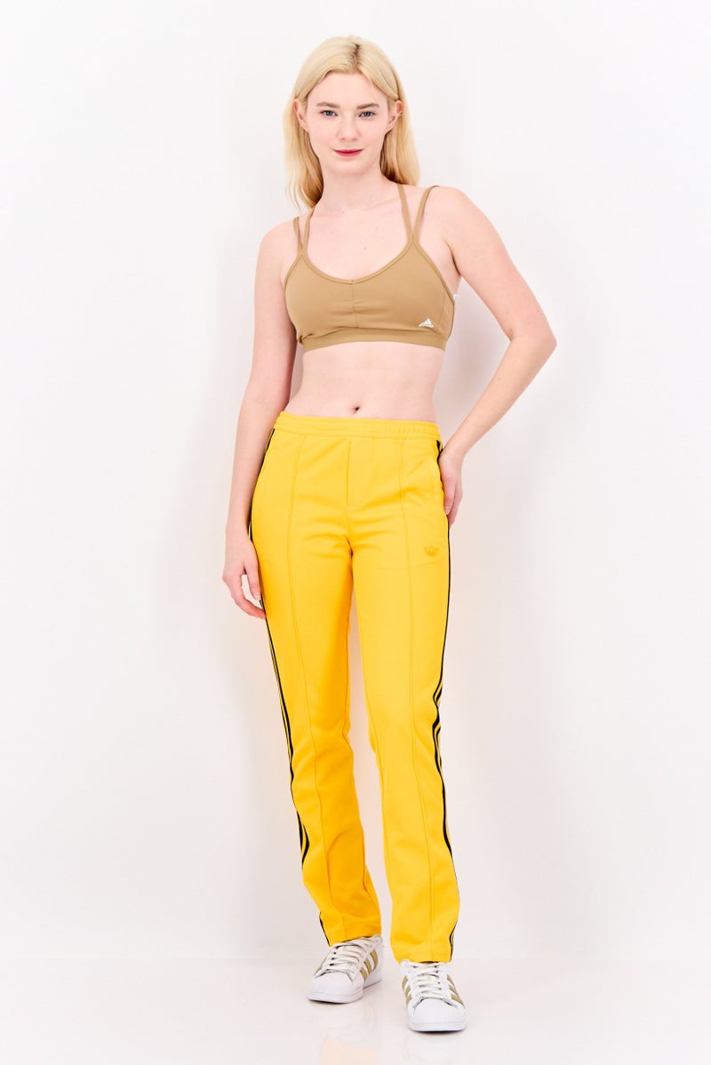 adidas Originals Women Sportswear Fit Training Track Pants, Yellow  - Image 4
