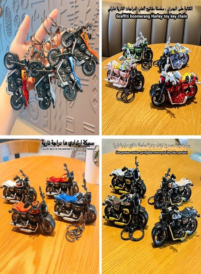 Creative and Fun Movable Sliding Bicycle Couple Jewelry Keychain Pendant | Small Gift Ornaments - Image 5