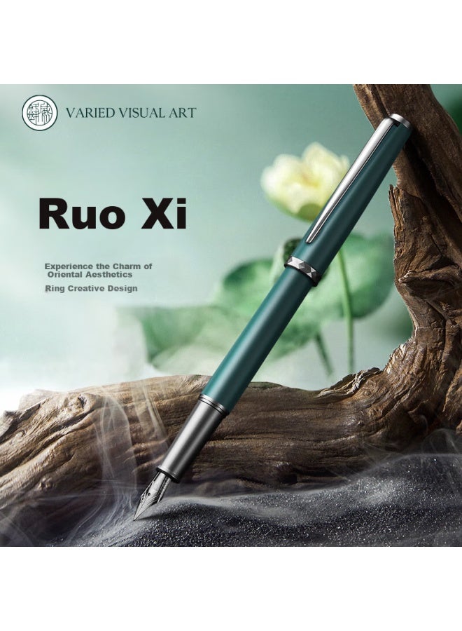 Vva (Vvafeng) [Back To School Gift] Business Signature Pen For Adults Practice Writing High School Gift Ink Gift Box Set Ruoxi Series Ink Green 0.5Mm - Image 1
