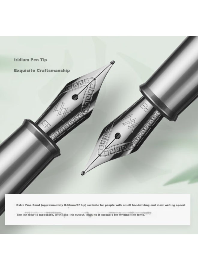 Vva (Vvafeng) [Back To School Gift] Business Signature Pen For Adults Practice Writing High School Gift Ink Gift Box Set Ruoxi Series Ink Green 0.5Mm - Image 2