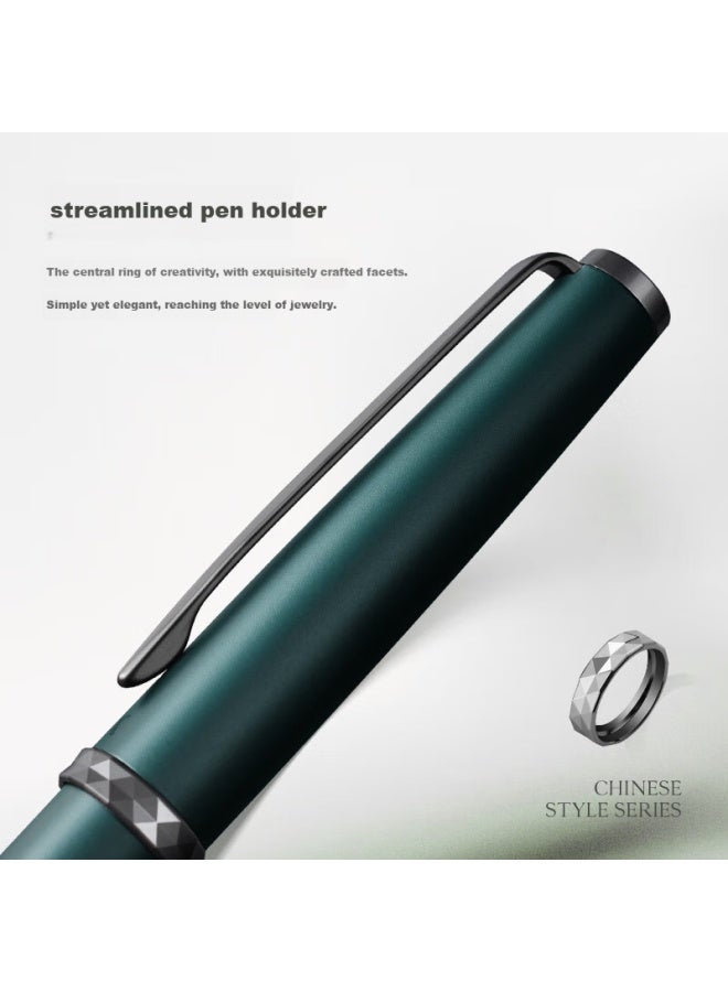 Vva (Vvafeng) [Back To School Gift] Business Signature Pen For Adults Practice Writing High School Gift Ink Gift Box Set Ruoxi Series Ink Green 0.5Mm - Image 4