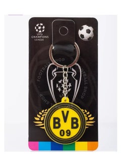MARIO DRAFTS Borussia Dortmund BVB 09 Football Club Logo Keychain, Yellow and Black  - Image 3