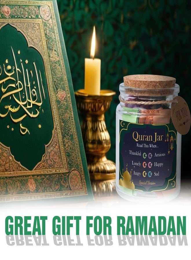 KATINAT 92 Quran Verse Jar - Islamic Decor & Gift Set, Small Quran Verses for Eid, Muslim Gifts for Men & Women, Islam Home Decoration, Spiritual Ramadan Gift - Image 5