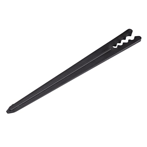 Raindrip 381025B 1/8-Inch - 1/4-Inch Heavy-Duty Tubing Support Stake for Drip Irrigation Supply Tubing and Drip Systems, 6-Inch Long, Plastic, 25-Pack, Black - Image 1