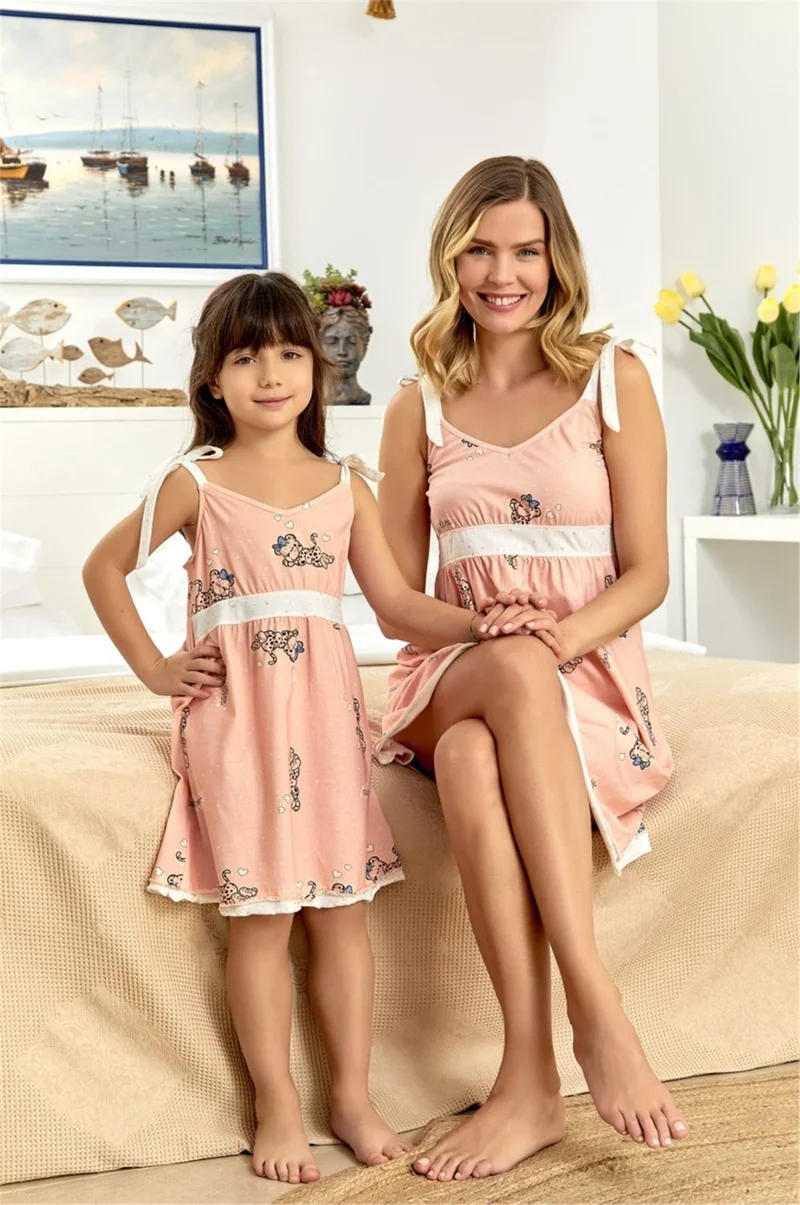 كوسي باي اكوا 22621 Women's Strappy Nightgown-Pink
