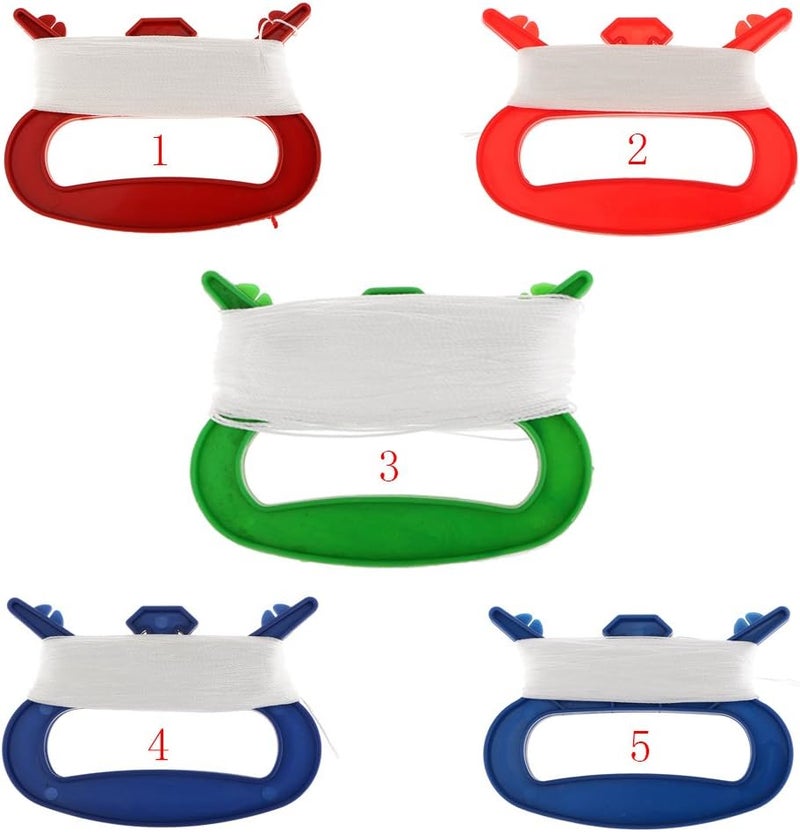 klarako 2 piece Kite Handle Line, 328ft Kite String Kite Connector Spool Professional Outdoor Kite Accessories, Red - Image 1