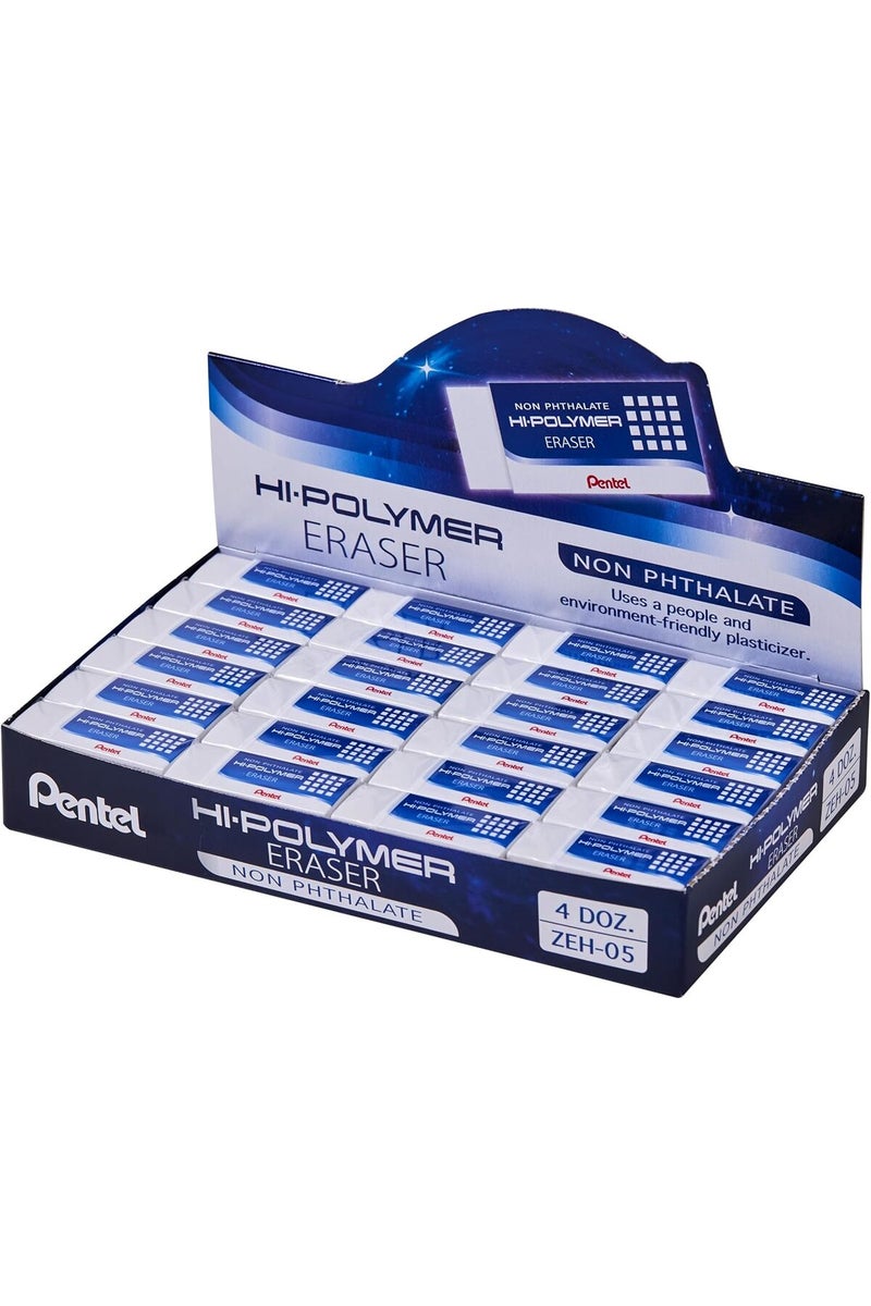 بنتل ممحاة هاي بوليمر متوسطة [PE-ZEH-05] – عبوة من 10 قطع - Image 3