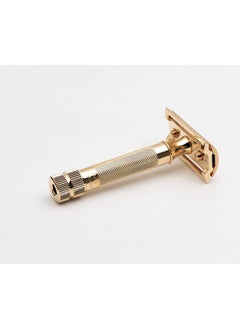 Merkur Classic 2-Piece Double Edge Safety Razor Gold Plated, 1 Count  - Image 2
