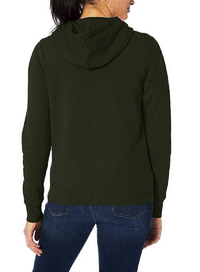 general Sweatshirt dark green zipper - Image 2