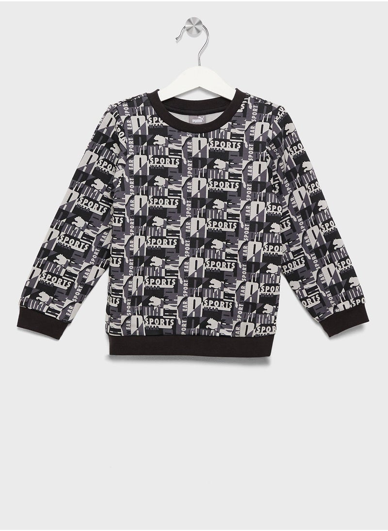 PUMA - Infant Minicats Aop Tracksuit - Image 1