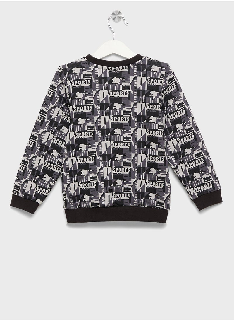 PUMA - Infant Minicats Aop Tracksuit - Image 1