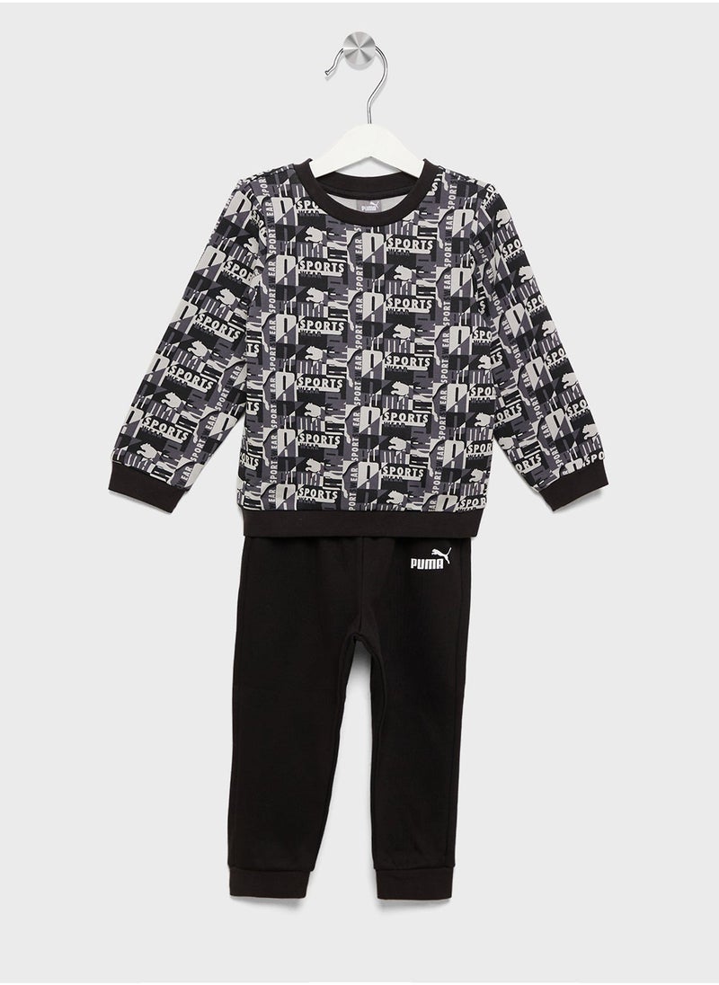 PUMA - Infant Minicats Aop Tracksuit - Image 1