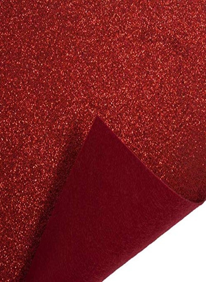 Swarup Ent. Shining Glitter Sparkle Solid-Color Wrapping Papers for Kids Children Art Crafts Decor DIY Scrapbooking Craft Decoration (Red) -10 Sheets in Each Packet - Image 4