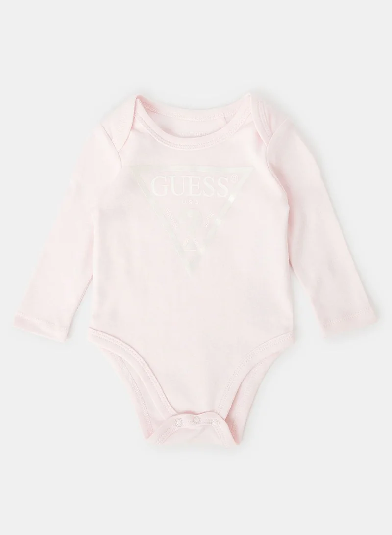 GUESS Infant Triangle Logo Onesie