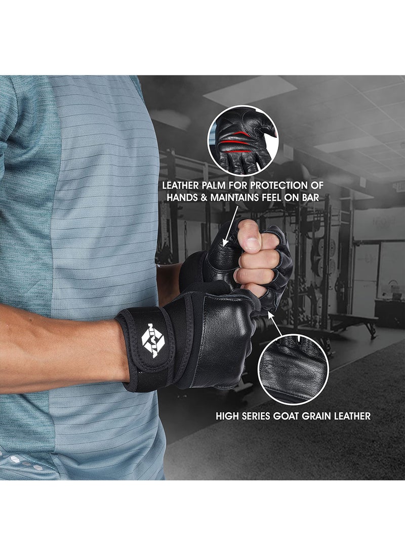 Nivia - Venom Sports Glove | Size - Small | Material - Micro Fiber Suede with Neoprene Strap | Weight Lifting Gloves | Exercise Gloves | Fingerless Grip Gloves | Fitness Gloves | Crossfit Gloves - Image 1