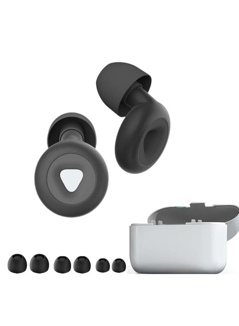 Advanced Ear Plugs for Noise Reduction – Comfortable Silicone, Multi-Size, High Fidelity Hearing Protection for Sleep & Focus – 30dB Noise Cancelling