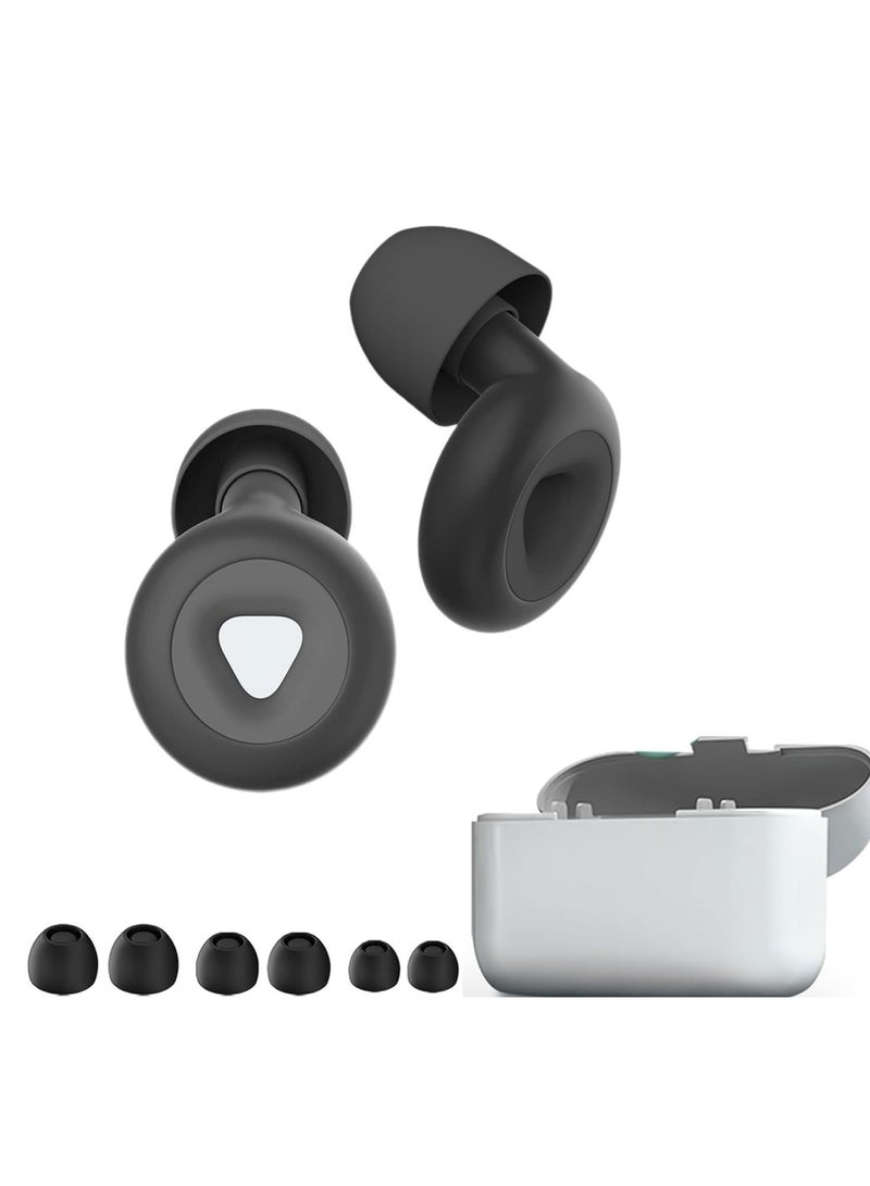 Advanced Ear Plugs for Noise Reduction – Comfortable Silicone, Multi-Size, High Fidelity Hearing Protection for Sleep & Focus – 30dB Noise Cancelling