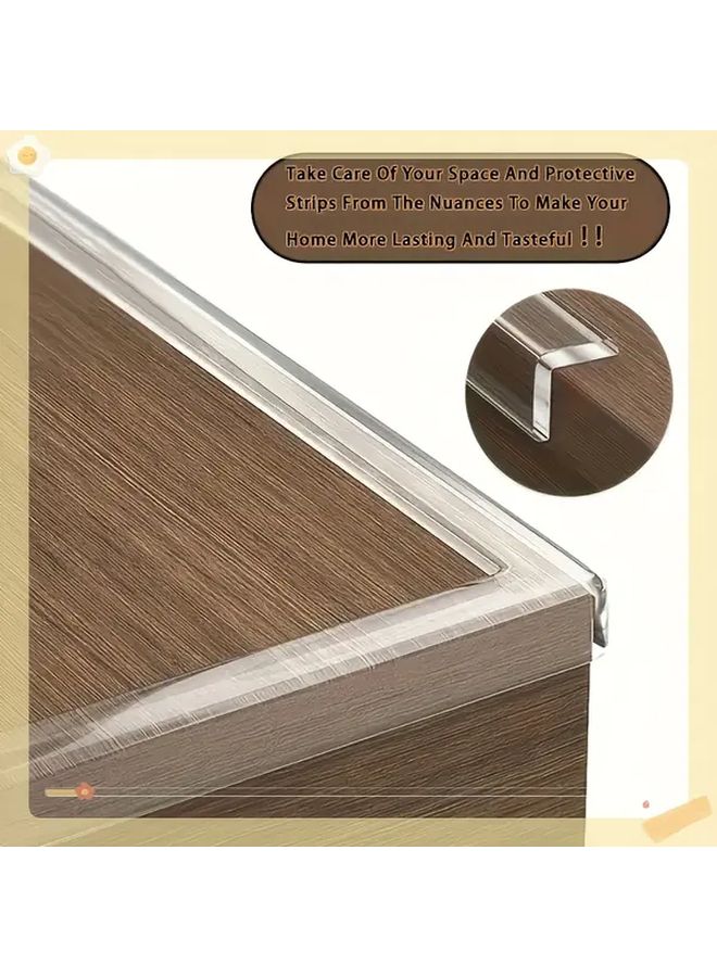 1 Roll 196.85 Inch Self Adhesive Silicone Edge Protector Transparent Corner Guard For Tables Walls And Window Sills - Image 4