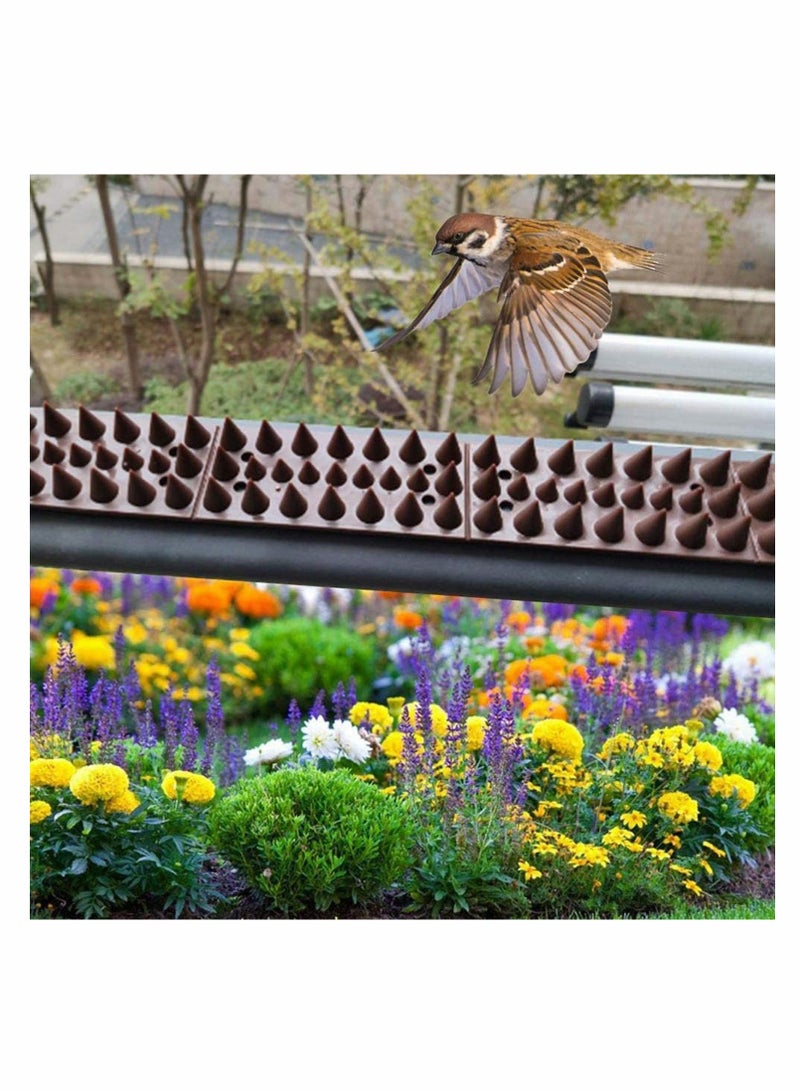 SYOSI Fence Wall Spikes Garden Security Intruder Bird Cat Repellent Burglar Anti Climb (12pcs)  - Image 3