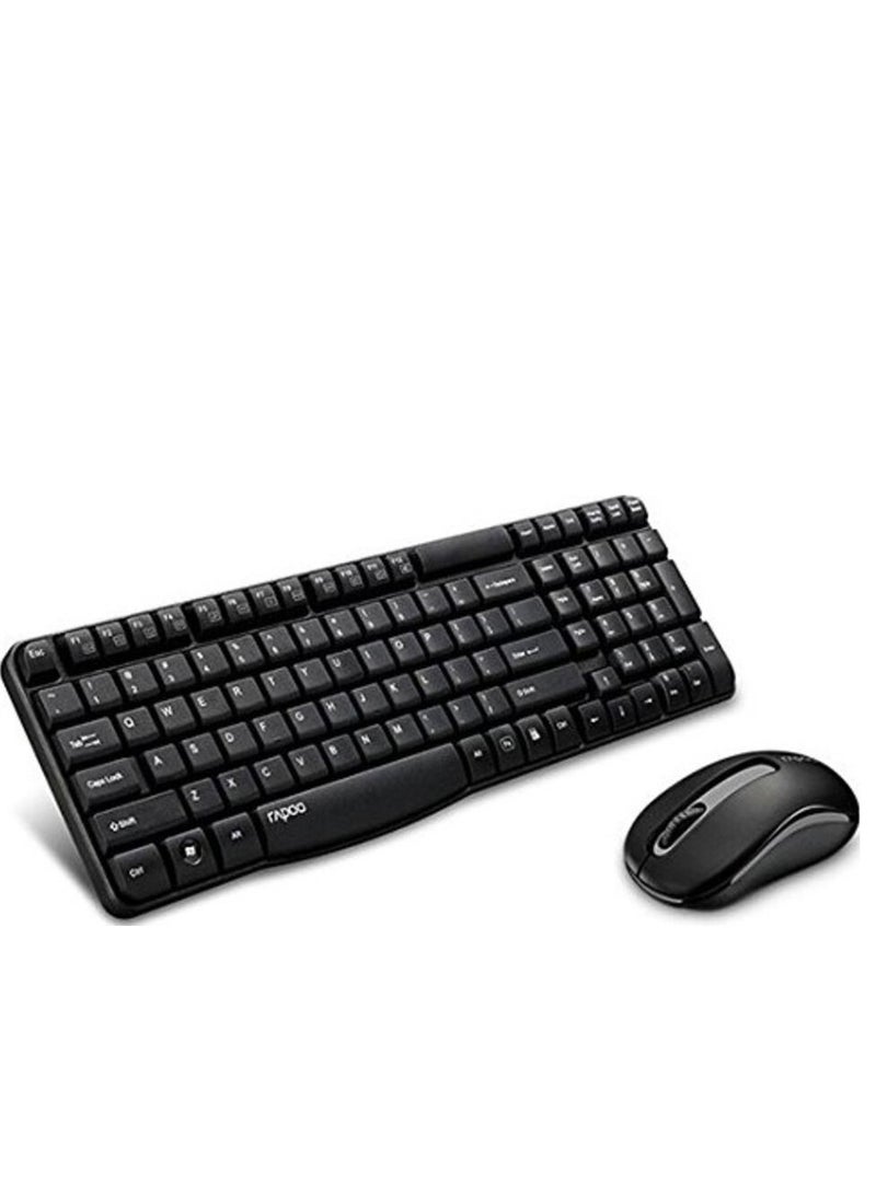 X1800S Wireless Keyboard and Mouse Combo Black - Image 1
