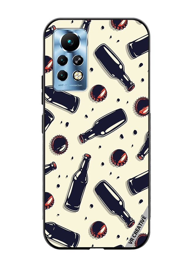 VR CREATIVE Protective Case Cover For Infinix Note 11 Pro Wine Bottles Design  Multicolour - Image 1