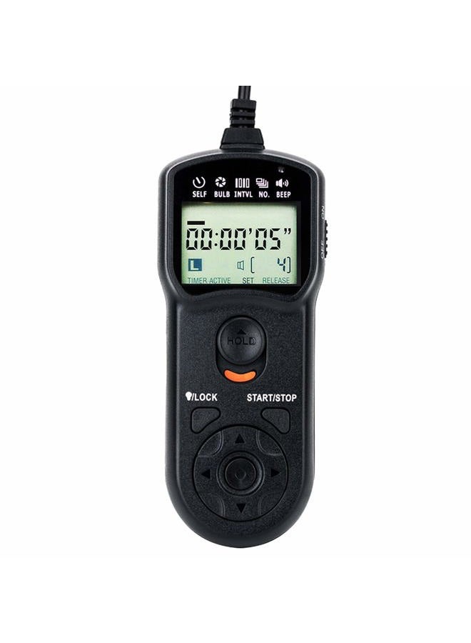 JJC TC-80N3 Intervalometer Timer Remote Shutter Release Time Laspe for Canon EOS R1 R5 Mark II R3 5D Mark IV III II 6D Mark II 7D Mark II 5DsR 1Dx Mark III II 1Ds Mark III 50D 40D & More Canon Cameras - Image 1