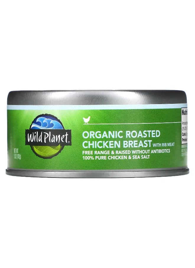 Wild Planet Wild Planet, Organic Roasted Chicken Breast with Rib Meat, 5 oz (142 g)  - Image 1