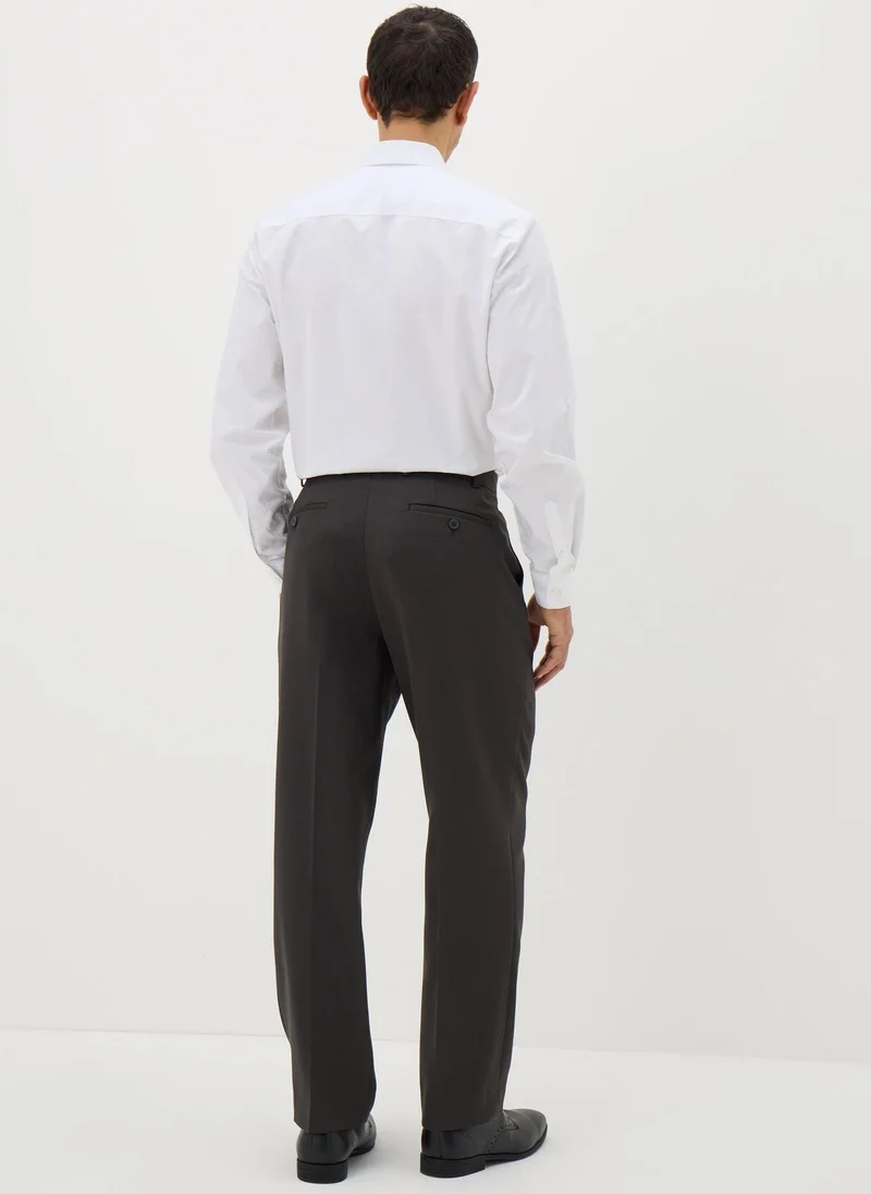 Matalan Taylor & Wright Charcoal Active Waist Trousers