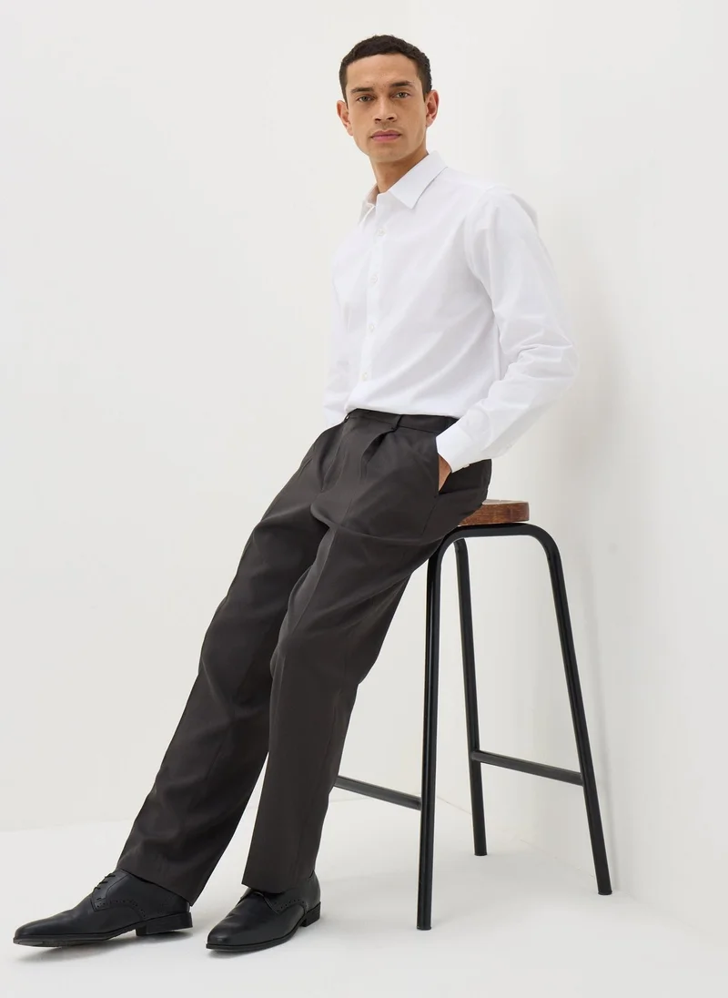 Matalan Taylor & Wright Charcoal Active Waist Trousers