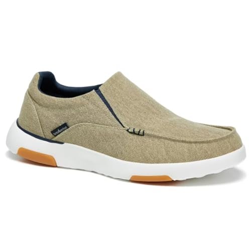OrthoComfoot Mens Orthopedic Ultralight Shoes, Plantar Fasciitis Sneakers with Soft Cushion Footbed, Heel and Foot Pain Relief Driving Shoes Khaki Size 11.5 - Image 1