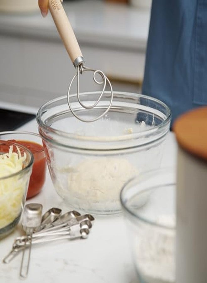 Old Stone Danish Dough Whisk for Bread Baking, Sourdough, and Pizza Dough, Dutch Whisk, Made in Poland, 11.5-Inch - Image 5