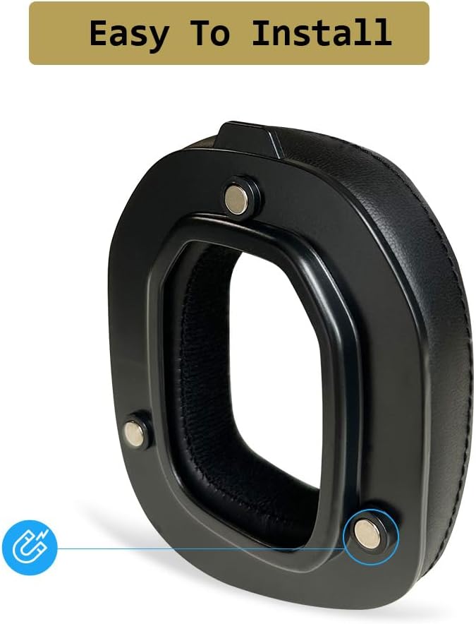 MQDITH Soft Protein Leather Replacement Ear Pads Compatible with Astro A50 GEN4,GEN5 and A50X Headset - Image 5