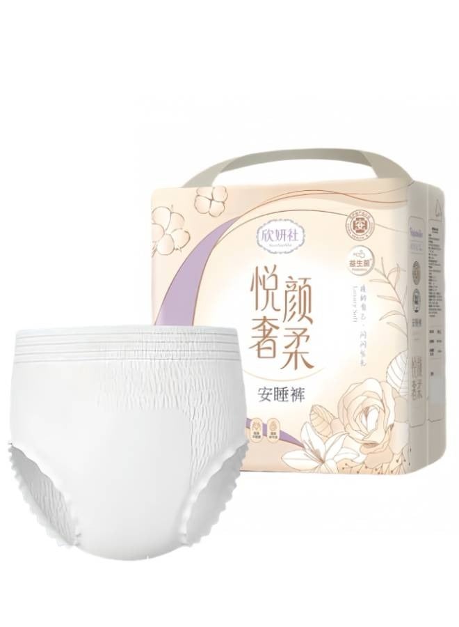 XinYanShe 42 Counts Overnight Period Panties, High Absorbency Cotton Covered Overnight Comfort, Discreet and Leakproof for Period, Postpartum, and Incontinence - Image 1
