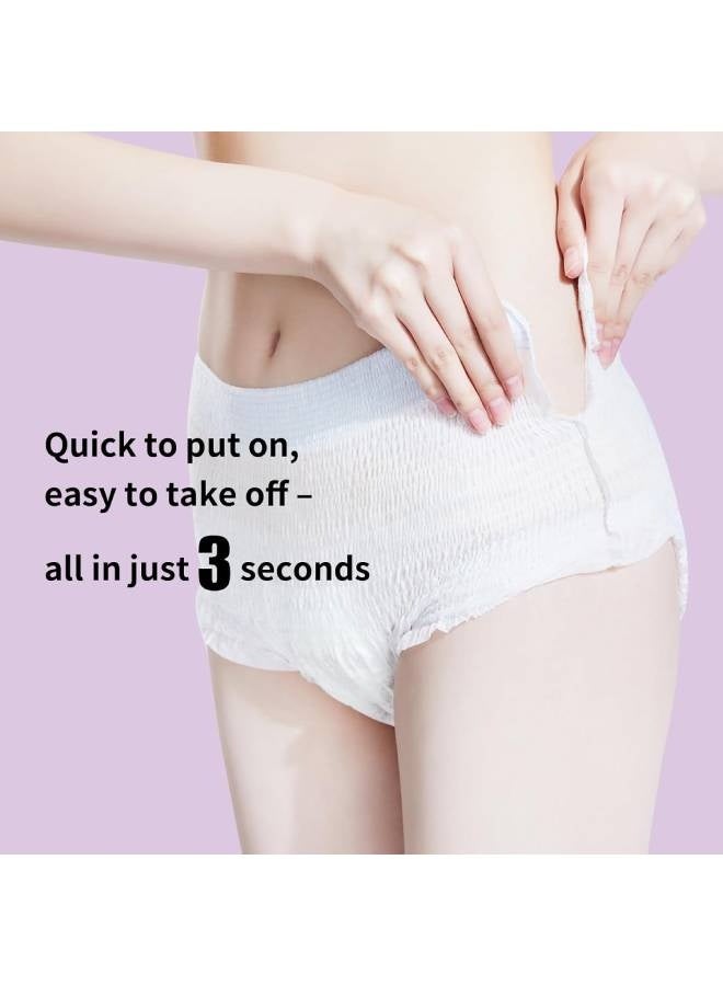 XinYanShe 42 Counts Overnight Period Panties, High Absorbency Cotton Covered Overnight Comfort, Discreet and Leakproof for Period, Postpartum, and Incontinence - Image 3