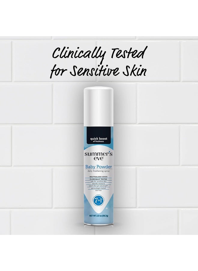 Summer's Eve Freshening Spray, Baby Powder, 2 oz, 3 Pack - Image 4