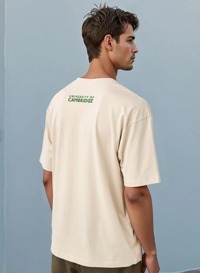 Splash FAV Graphic Print T-shirt with Crew Neck